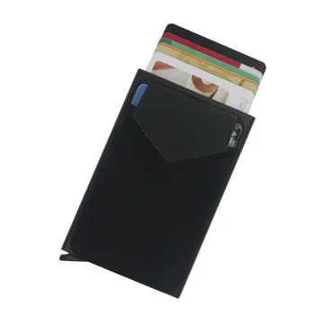 Нов мрежи-притежател на кредитна карта, автоматично притискателния калъф с капак за карти, ID, смарт държач за карти, Модерен Мини-портфейл
