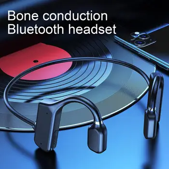 Bluetooth слушалка Однотонная Безжична Bluetooth 5.1 с костна проводимост Безжични Bluetooth слушалки с костна проводимост