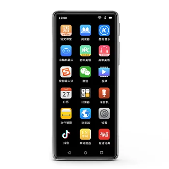 M390 WiFi Android MP4 плейър Bluetooth 5.0 с пълен сензорен екран, 3,5-инчов аудио плеър обем 16 GB с високоговорител, FM, електронна книга, рекордером, видео