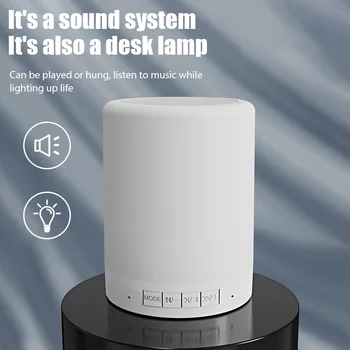 Цветна хлопающий лампа, безжичен cl-671, Bluetooth-високоговорител, поставяне на карти, интелектуална творческа преносима нощен мини стерео уредба
