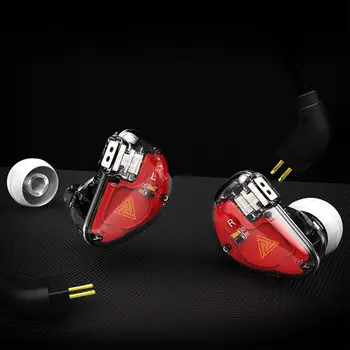 Жични слушалки QKZ VK5, просто лека кабелни слушалки, 3,5 мм Стерео Спортни накрайници за уши, игрални слушалки, Аудиоаксессуары