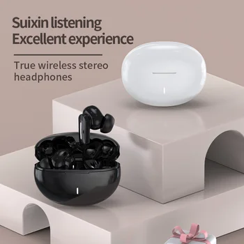 Популярни Безжични Слушалки SKY-3 Bluetooth в Ухото Слушалки с Ниска Консумация на енергия, Мини Слушалките с Шумопотискане, Спортни, Музикални стерео слушалки