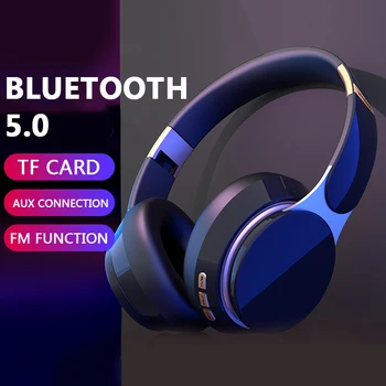 Безжични слушалки Спортни Bluetooth 5.0 Слушалки хендсфри Слушалки с микрофон Слушалки с шумопотискане Връзка AUX Музика