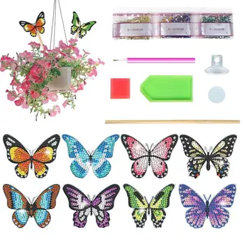 Комплект за рисуване пеперуди 8 бр., многофункционални занаяти, украса за партита по повод рожден Ден, сватби, домове