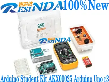 Студентски набор от Arduino AKX00025 Arduino Uno r3 такса за разработване на 100% нова и оригинална