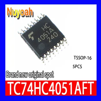 100% чисто нов оригинален TC74HC4051AFT 4051A TSSOP-16 чип за управление на захранването CMOS Цифрова интегрална схема Силиконовата монолитна