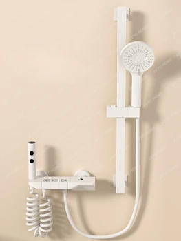 Прост набор за душ, душ под налягане, самостоятелна смесительный клапан, кран за топла и студена вода