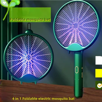 3000 В Електрическа Противомоскитная Ракета Mosquito Killer USB Лампа Акумулаторна Сгъваема Мухобойка От Комари, Мухобойка, Репеллентная Лампа